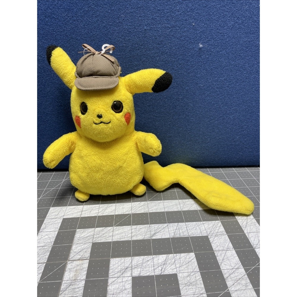 Detective Pikachu Pokemon Plush 2019 WCT Wicked Cool Toys Collectible‎